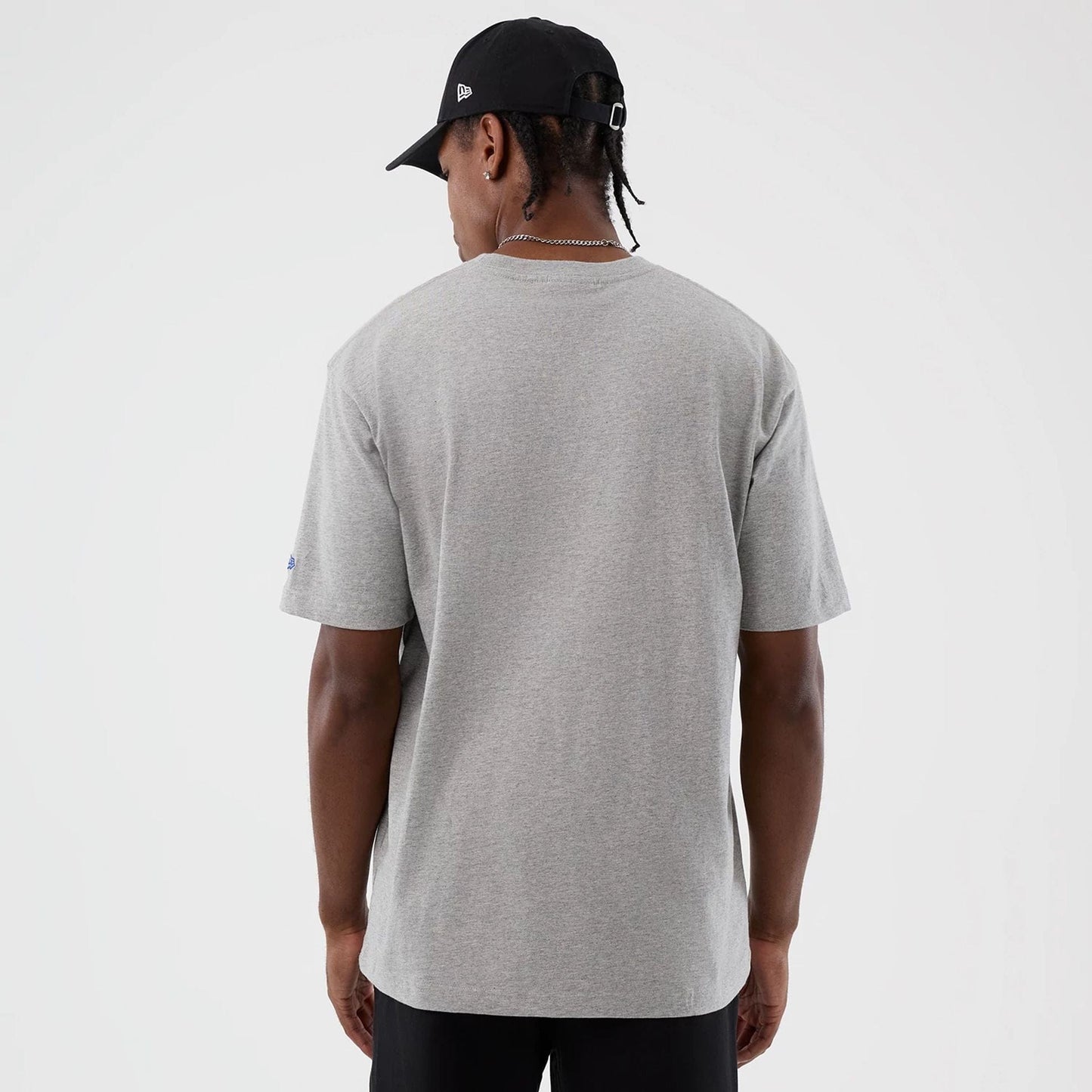 The Male model is wearing Buffalo Sabres NHL Sport Classic Grey T-Shirt 2