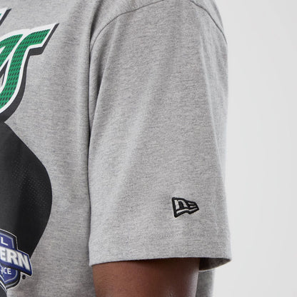 The Male model is wearing Dallas Stars NHL Sport Classic Grey T-Shirt 4