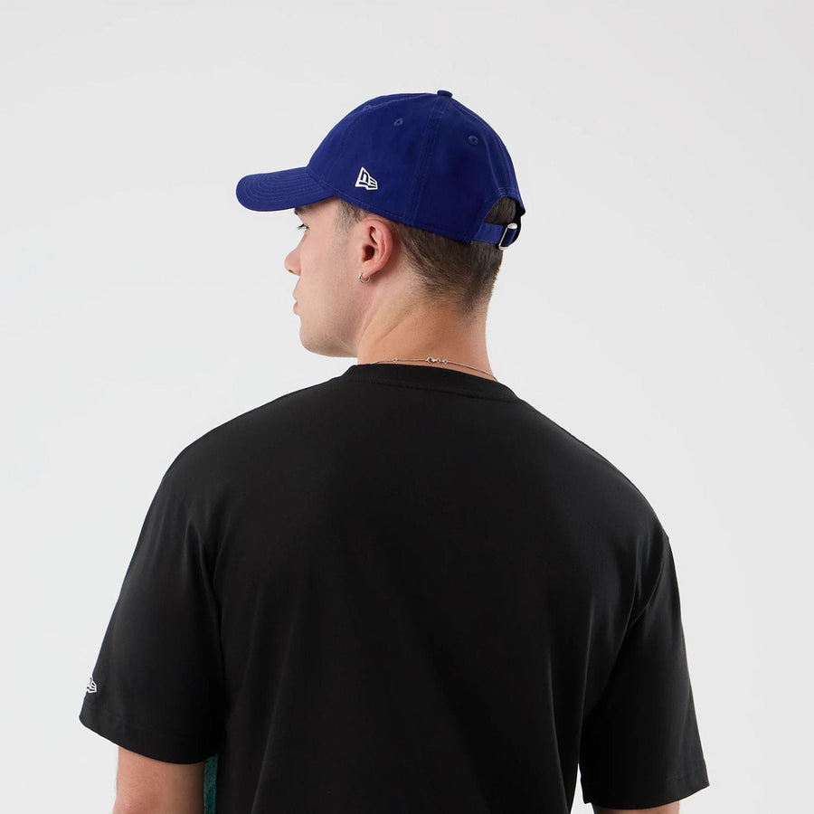 The Male model is wearing LA Dodgers Life Graphic Black T-Shirt 5