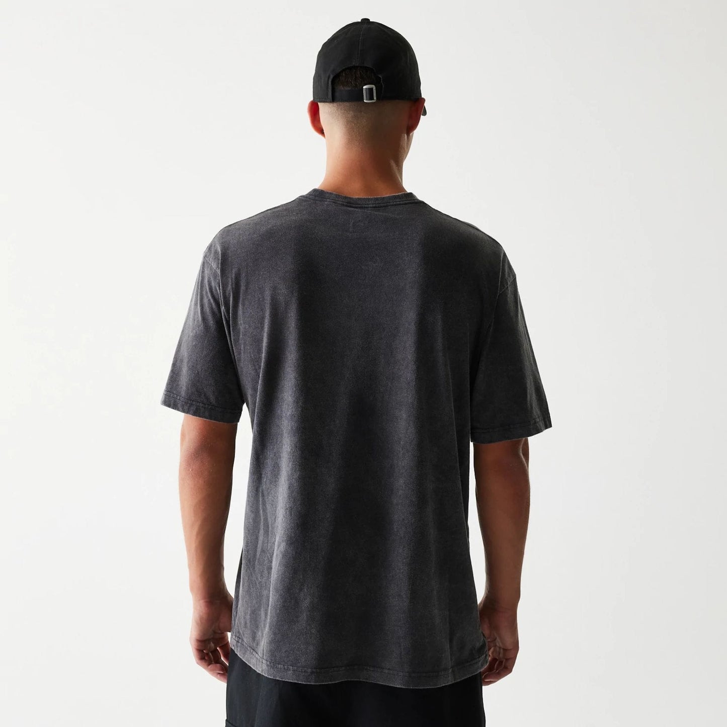 The Male model is wearing San Francisco 49ers NFL Sport Night Black T-Shirt 2