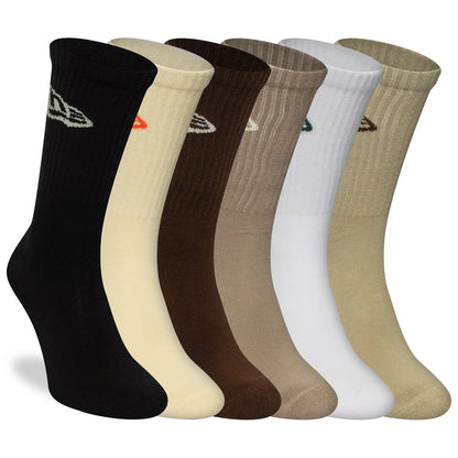 This is a New Era Flag 6-Pack Multi Tonal Crew Socks 3