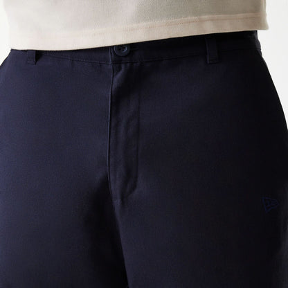 The Male model is wearing LA Dodgers MLB Navy Chino Trousers 5
