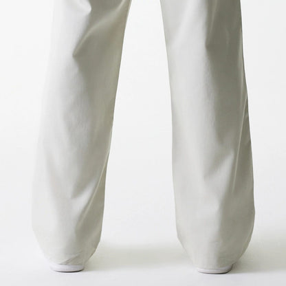 The Male model is wearing New York Yankees MLB Light Beige Chino Trousers 7