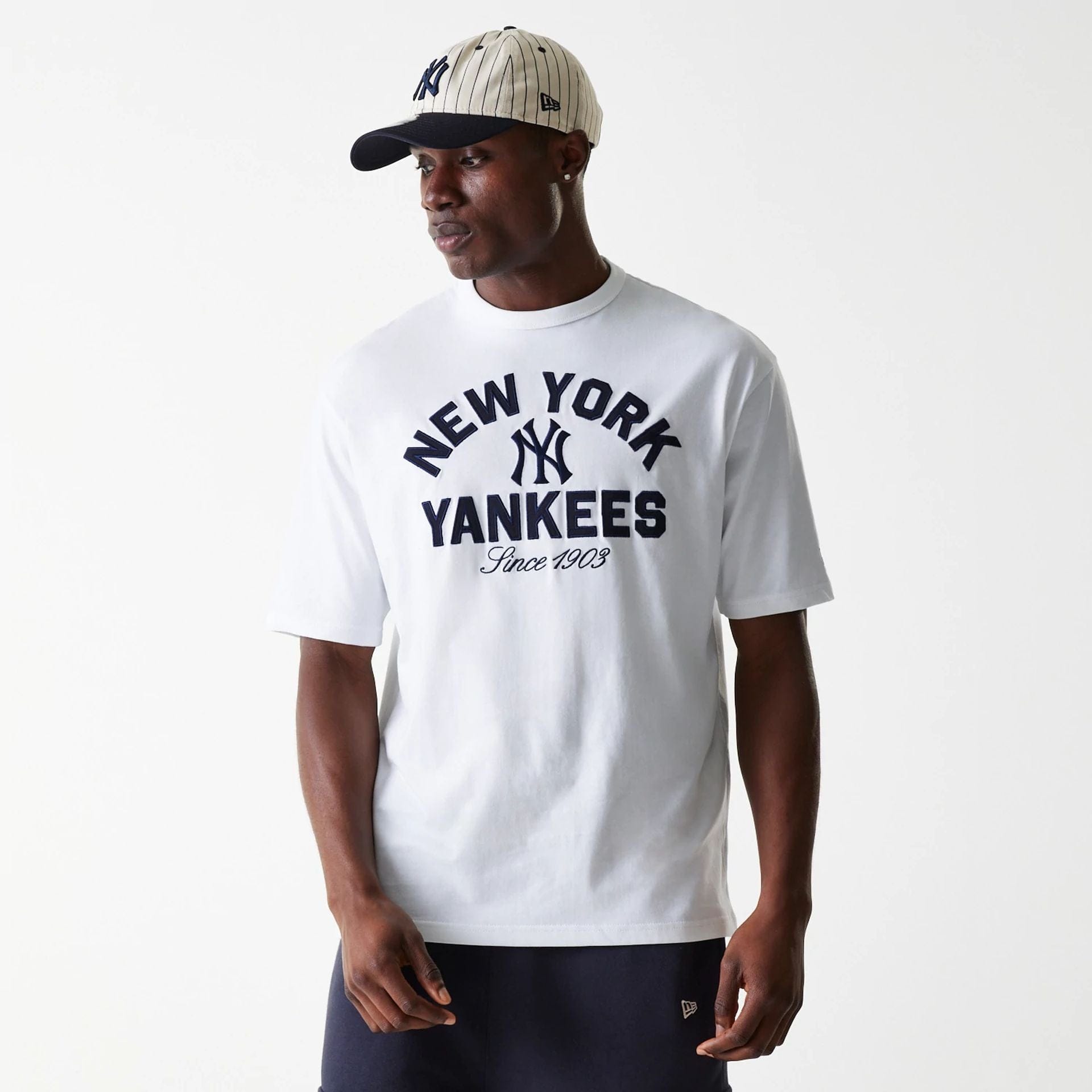 MLB Heritage New York Yankees White Oversized T-Shirt NEC UK