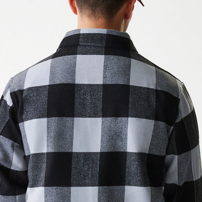 The Male model is wearing New Era Black Shacket 6