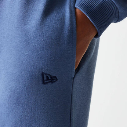 The Female model is wearing LA Dodgers Womens MLB Midi League Essential Dark Blue Joggers 4