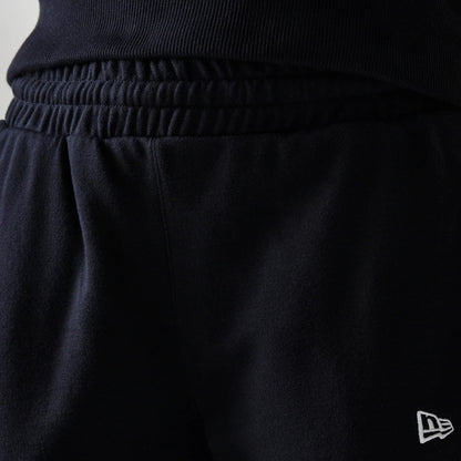 The Female model is wearing New York Yankees Womens MLB Midi League Essential Black Joggers 5