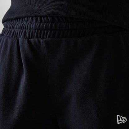 The Female model is wearing New York Yankees Womens MLB Midi League Essential Black Joggers 5