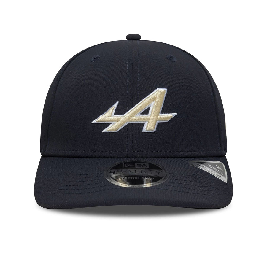 This is a Alpine Racing Recycled Navy 9SEVENTY Stretch Snap Adjustable Cap 2