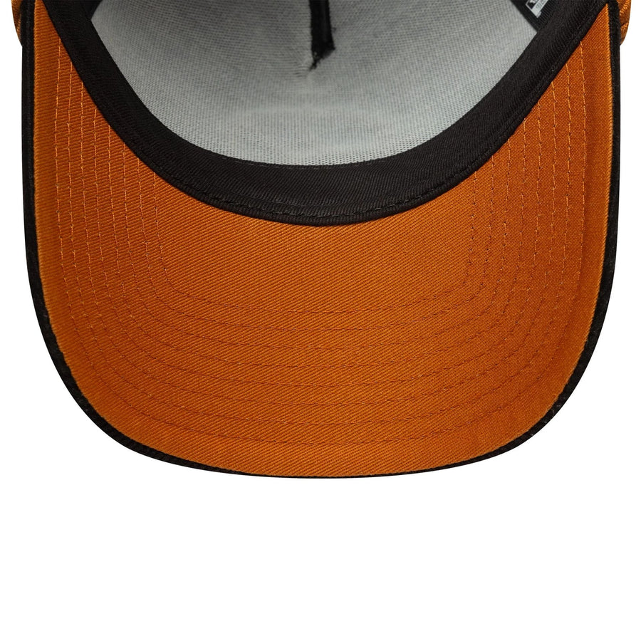 This is a MoneyGram Haas F1 Cord Black 9FORTY E-Frame Trucker Adjustable Cap 5