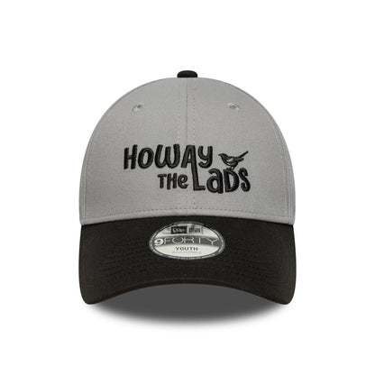 This is a Newcastle United FC Youth Wordmark Grey 9FORTY Adjustable Cap 2