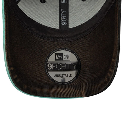 This is a Vespa Distressed Dark Grey 9FORTY Adjustable Cap 5