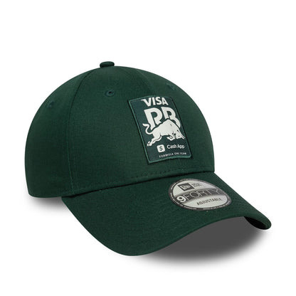 This is a Visa Cash App Racing Bulls Seasonal Dark Green 9FORTY Adjustable Cap 3