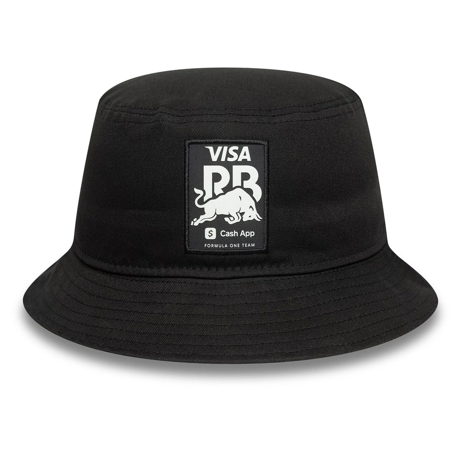 This is a Visa Cash App Racing Bulls Seasonal Black Bucket Hat 2