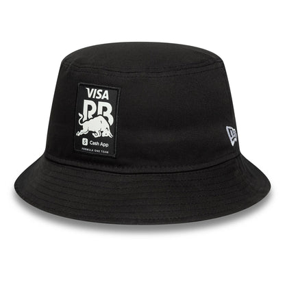 This is a Visa Cash App Racing Bulls Seasonal Black Bucket Hat 1
