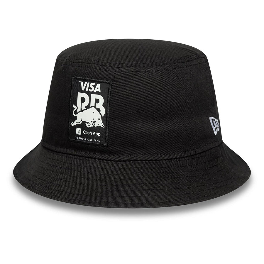 This is a Visa Cash App Racing Bulls Seasonal Black Bucket Hat 1