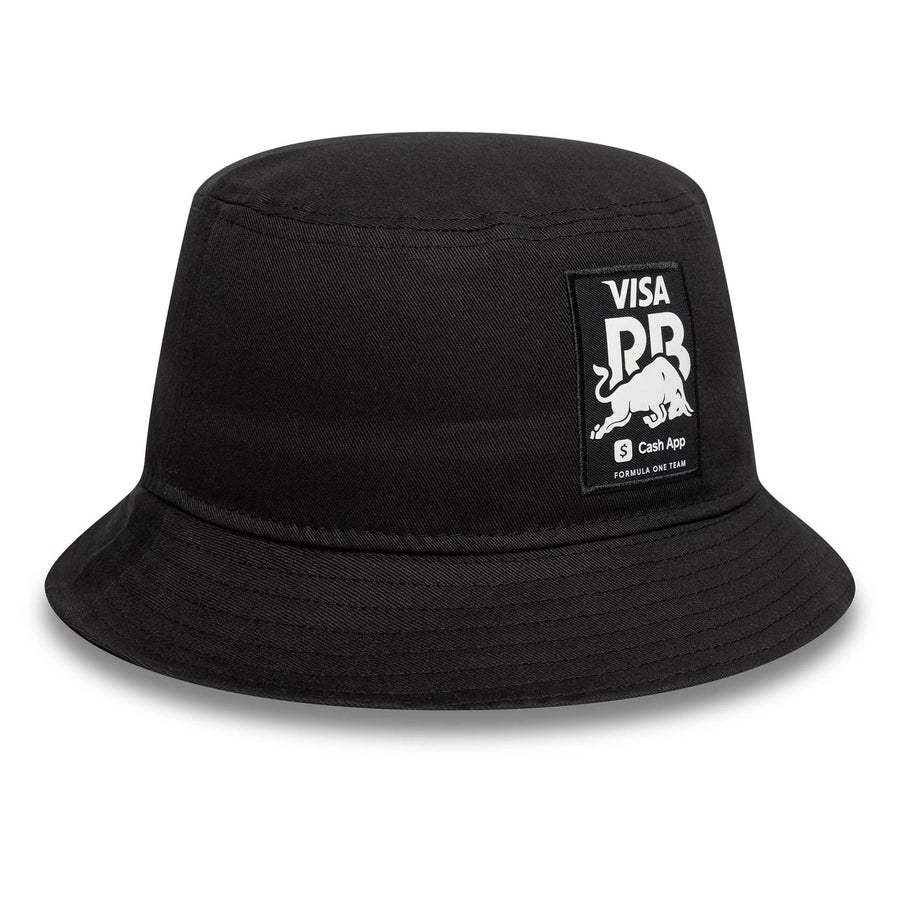This is a Visa Cash App Racing Bulls Seasonal Black Bucket Hat 3