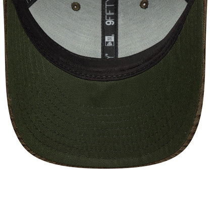 This is a AC Milan Est Logo Cord Dark Green Low Profile 9FIFTY Snapback Adjustable Cap 5