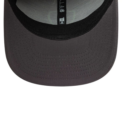 This is a AS Roma Seasonal Pop Dark Grey 9FIFTY Stretch Snap Adjustable Cap 5