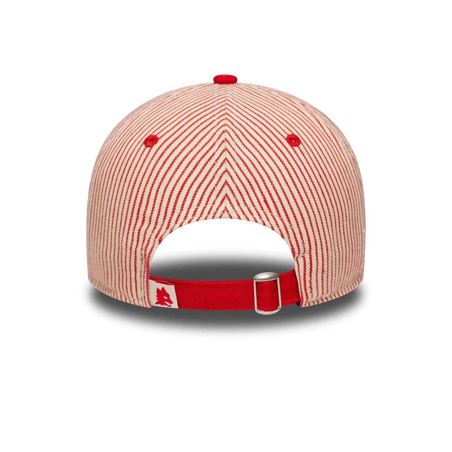 This is a AS Roma Pinstripe Red 9TWENTY Adjustable Cap 4