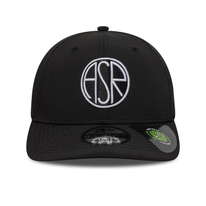 This is a AS Roma Recycled Black 9SEVENTY Stretch Snap Adjustable Cap 2