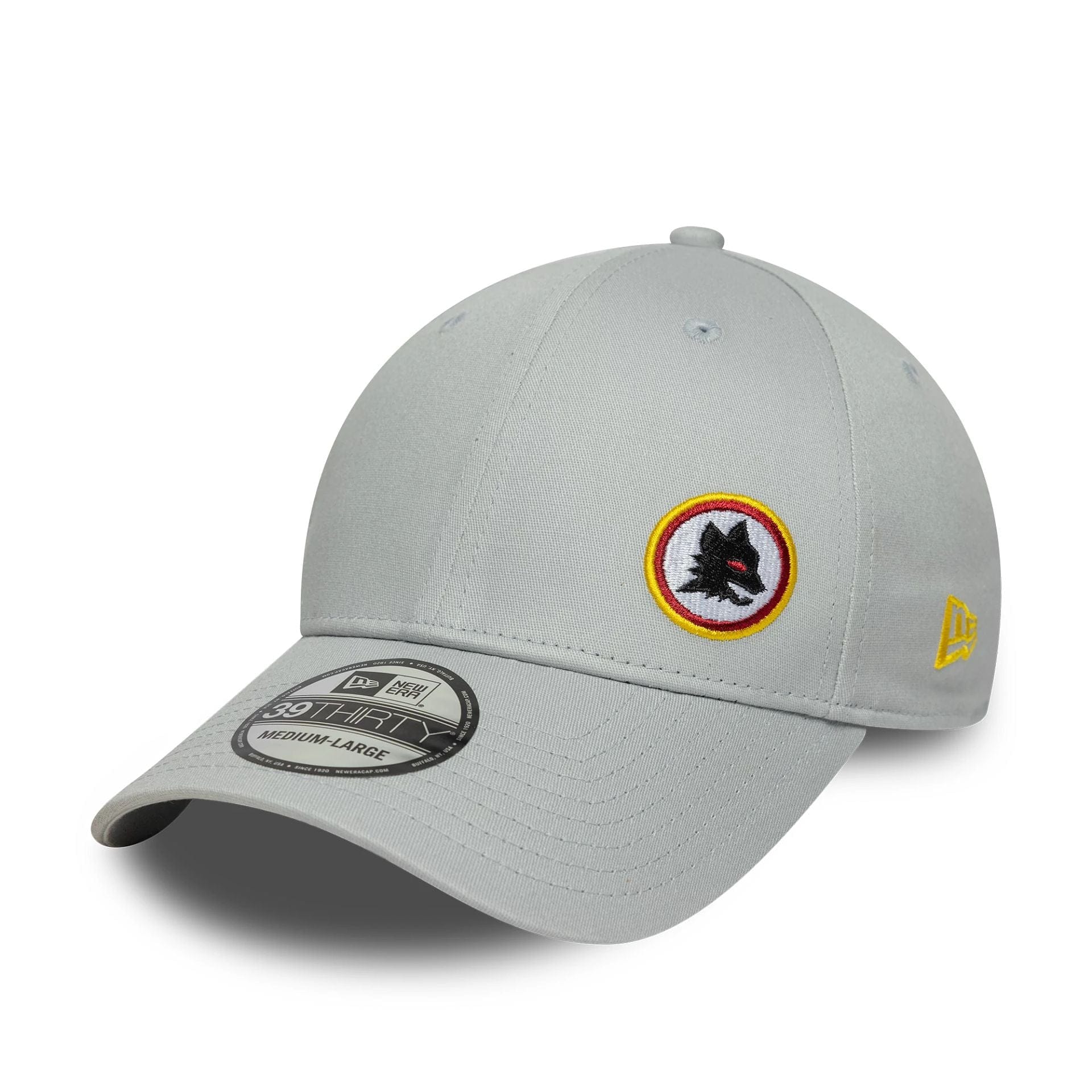 This is a AS Roma 2018 Pastel Blue 39THIRTY Stretch Fit Cap 1