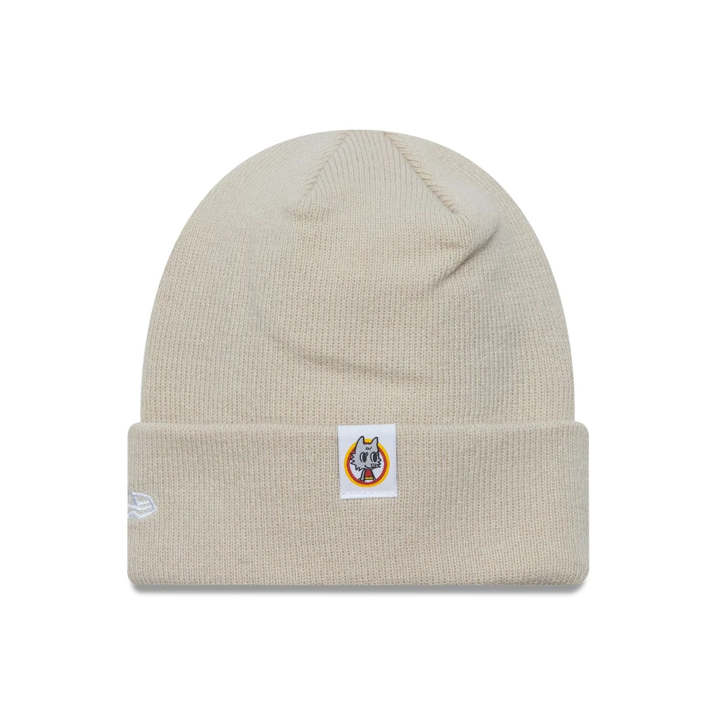 This is a AS Roma Kids Core Cream Cuff Knit Beanie Hat 2