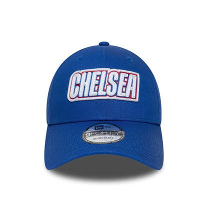 This is a Chelsea FC Lion Crest Keyline Blue 9FORTY Adjustable Cap 2