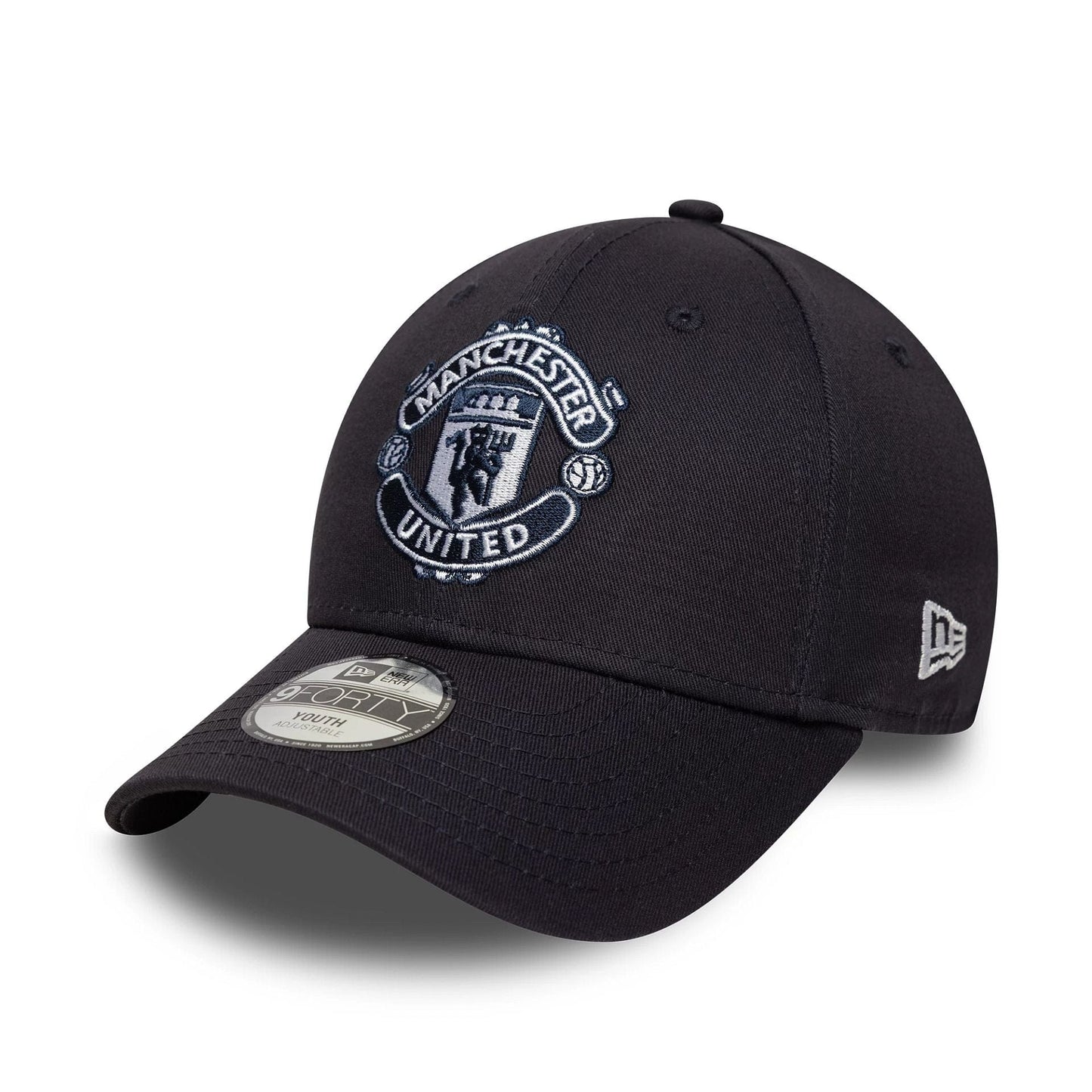 This is a Manchester United FC Youth Seasonal Navy 9FORTY Adjustable Cap 1