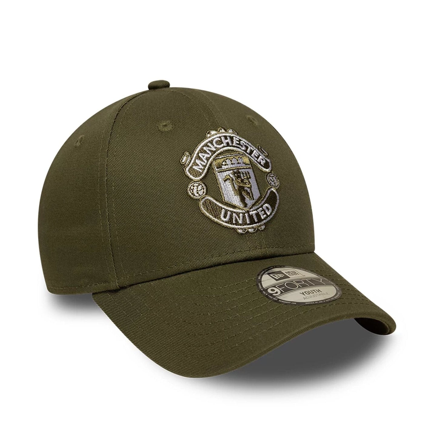 This is a Manchester United FC Youth Seasonal Green 9FORTY Adjustable Cap 3