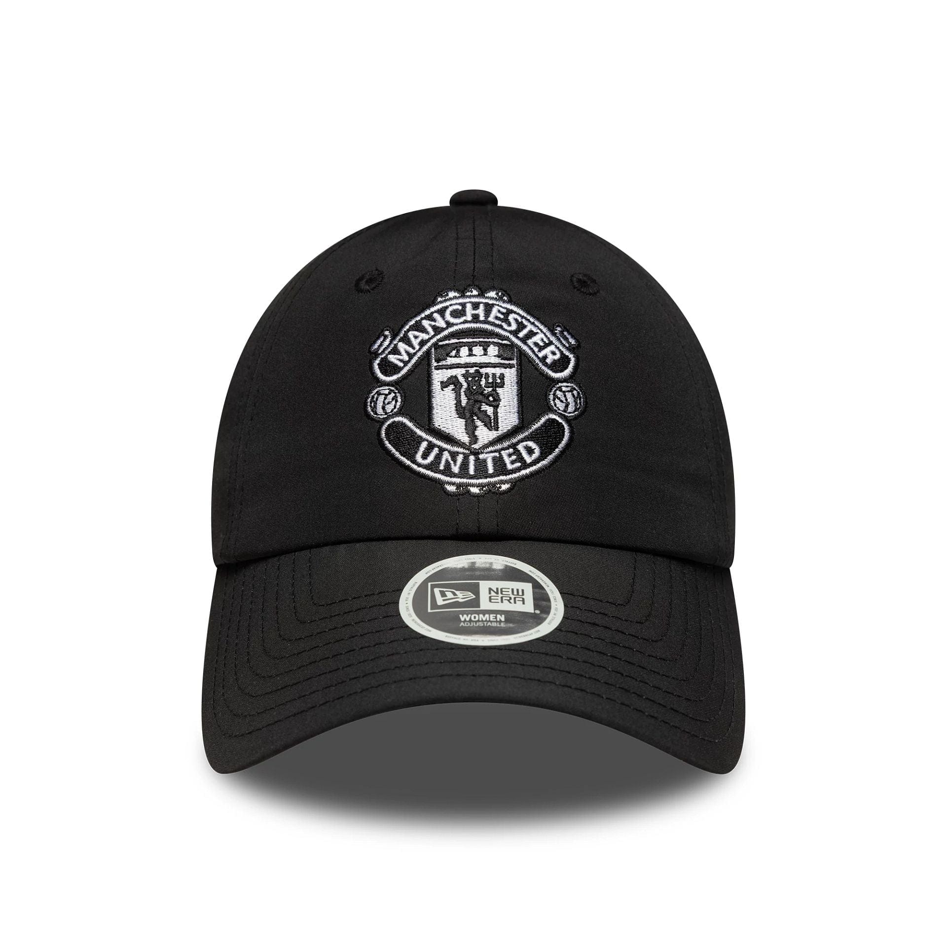 This is a Manchester United FC Womens Core Black Pony Tail Adjustable Cap 3
