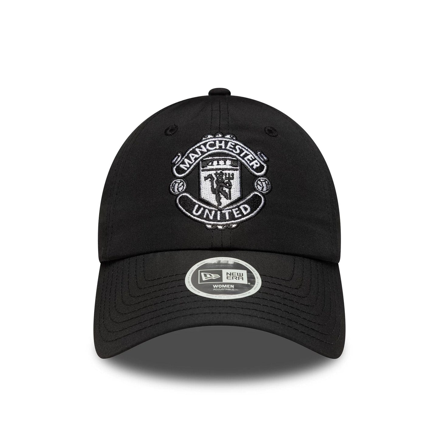 This is a Manchester United FC Womens Core Black Pony Tail Adjustable Cap 3