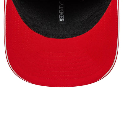 This is a Manchester United FC Recycled Red 9SEVENTY Stretch Snap Adjustable Cap 5