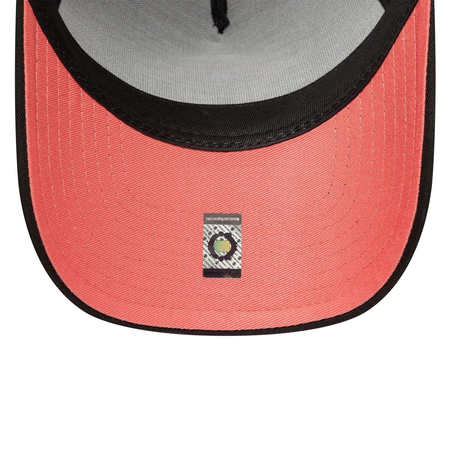 This is a Manchester United FC Seasonal Black 9FORTY E-Frame Trucker Adjustable Cap 2