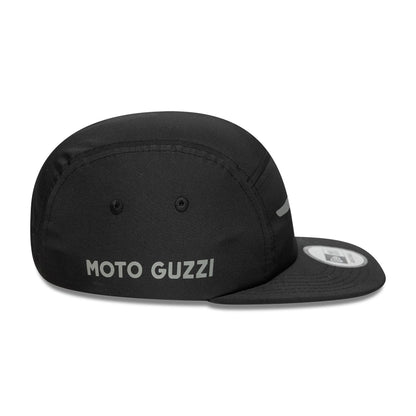 This is a Moto Guzzi Reflective Black Camper Adjustable Cap 4