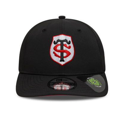 This is a Stade Toulousain Recycled Black 9SEVENTY Stretch Snap Adjustable Cap 2