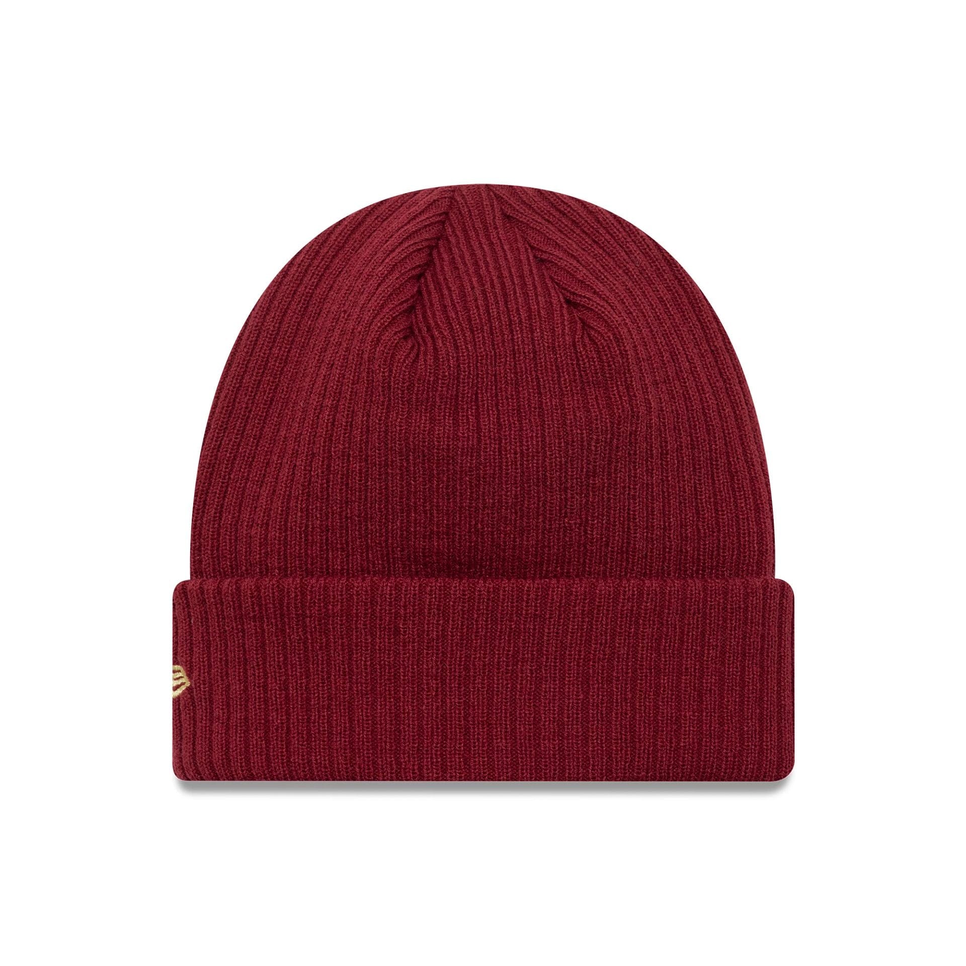 This is a Stade Toulousain Ribbed Dark Red Cuff Knit Beanie Hat 2