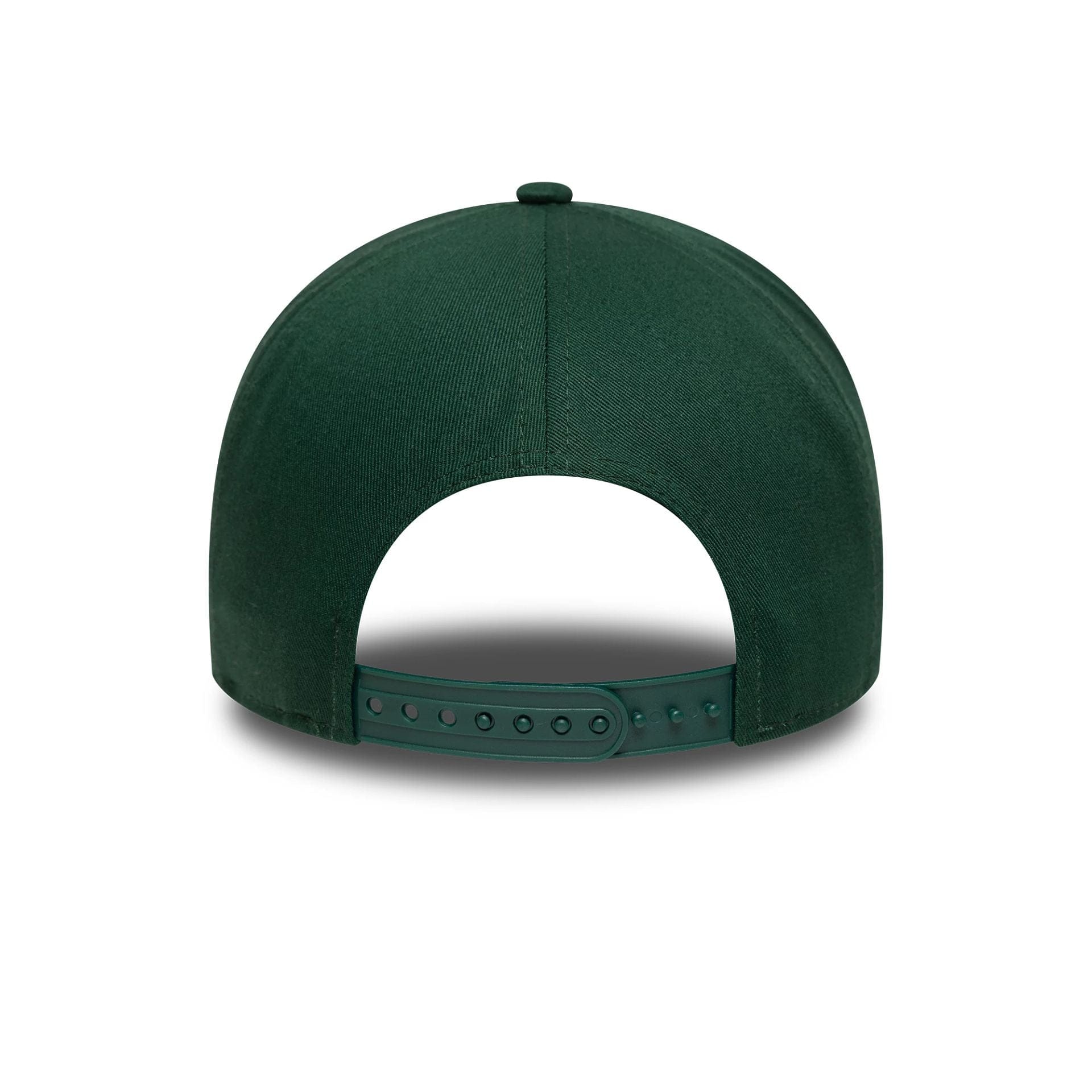 This is a VR46 Seasonal Dark Green 9FORTY E-Frame Trucker Adjustable Cap 4