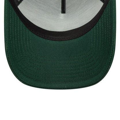 This is a VR46 Seasonal Dark Green 9FORTY E-Frame Trucker Adjustable Cap 5