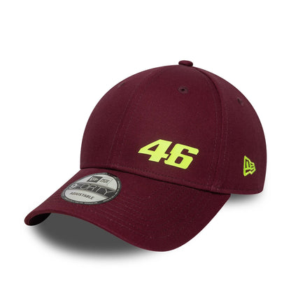 This is a VR46 Seasonal Dark Red 9FORTY Adjustable Cap 1
