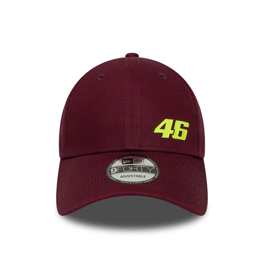 This is a VR46 Seasonal Dark Red 9FORTY Adjustable Cap 2