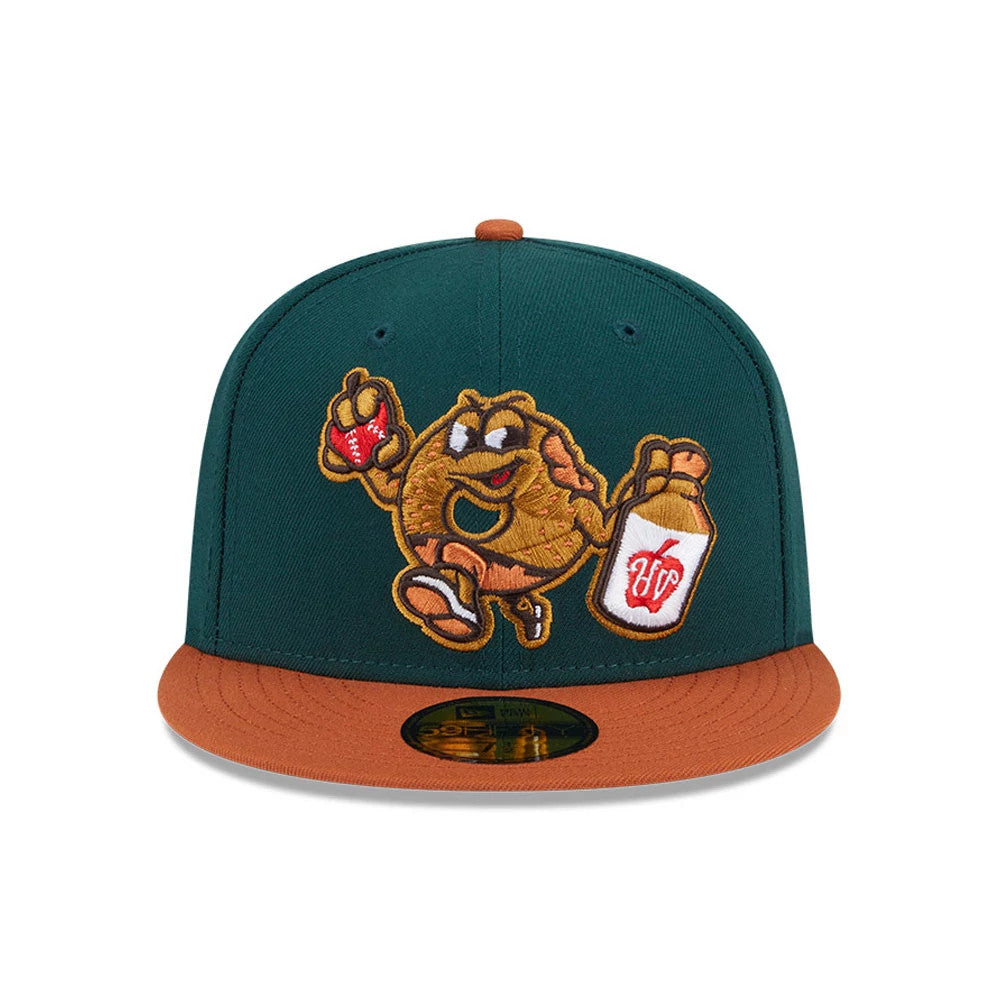 Pictured is this MiLB Theme Night Hudson Valley Renegades 59FIFTY Fitted cap in dark green. 3