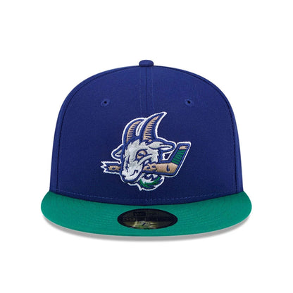 This is a Hartford Yard Goats MiLB Theme Night Navy 59FIFTY Fitted Cap 3