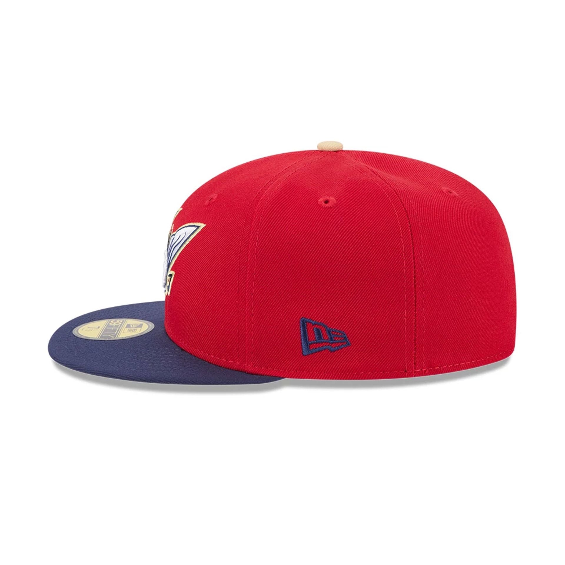 Pictured is this MiLB Theme Night Harrisburg Senators 59FIFTY Fitted cap in red. 6