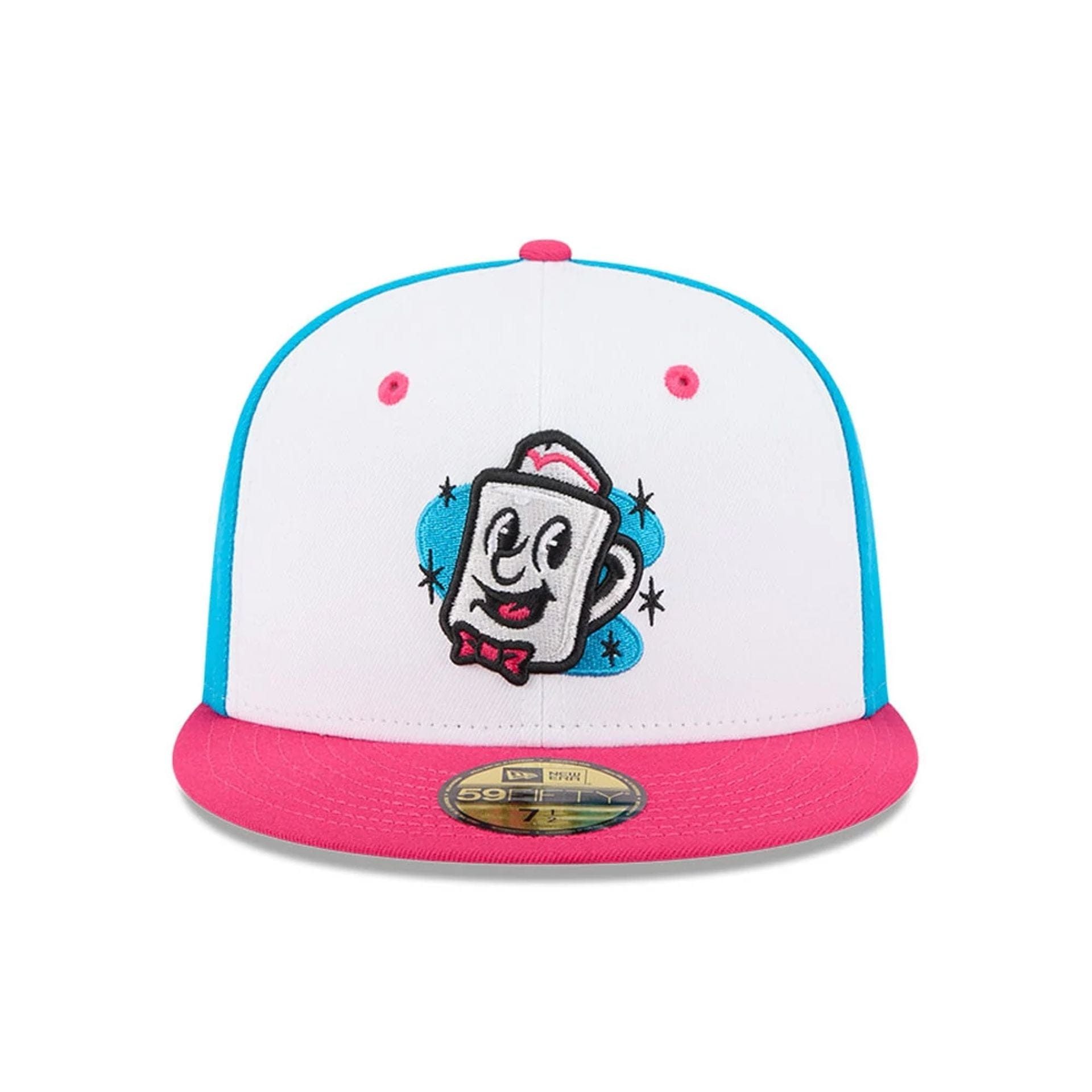 Pictured is this MiLB Theme Night Somerset Patriots 59FIFTY Fitted cap in bright blue. 3