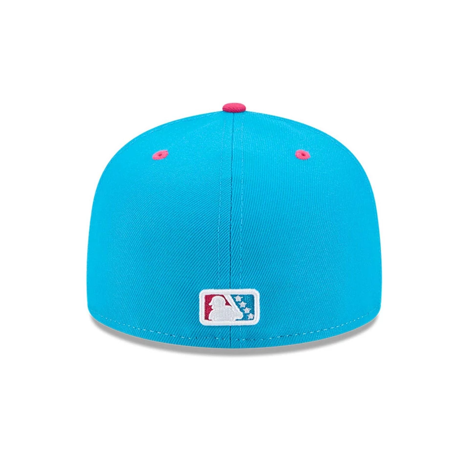 Pictured is this MiLB Theme Night Somerset Patriots 59FIFTY Fitted cap in bright blue. 7