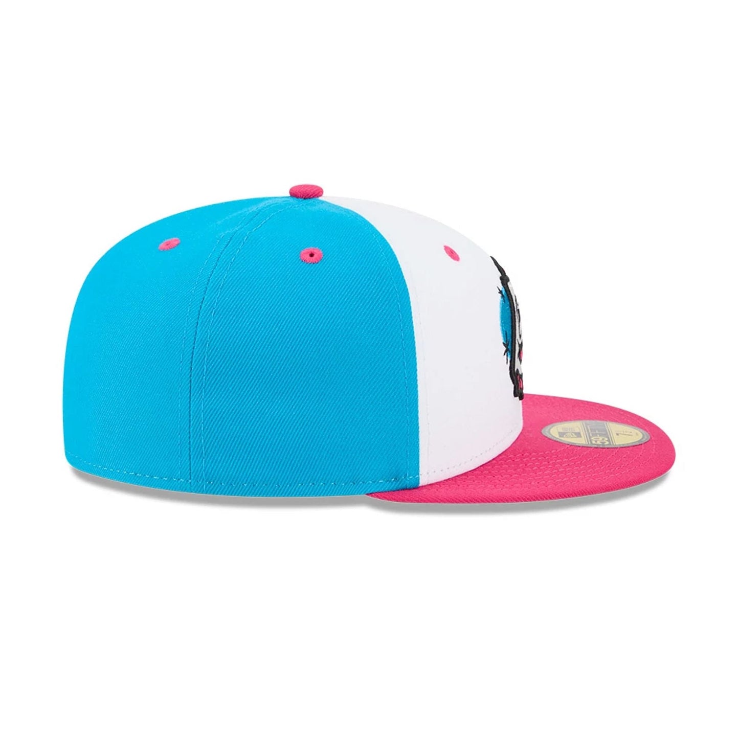 Pictured is this MiLB Theme Night Somerset Patriots 59FIFTY Fitted cap in bright blue. 6