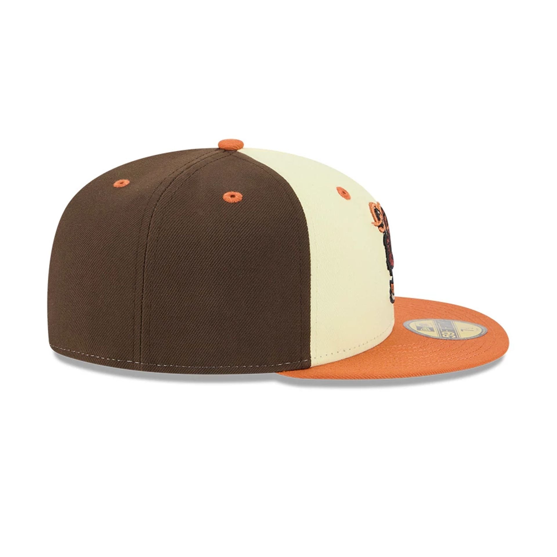 This is a El Paso Chihuahuas MiLB Theme Nights Brown 59FIFTY Fitted Cap 6