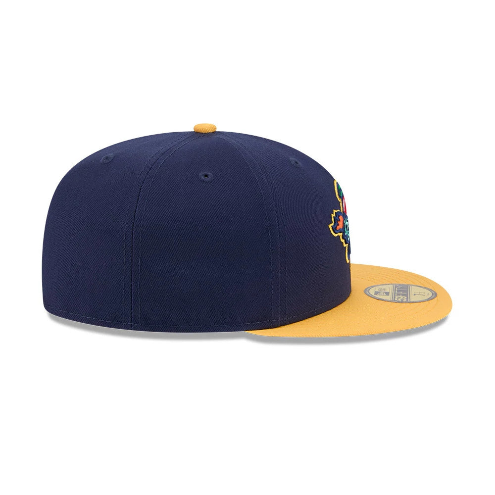 Pictured is this MiLB Theme Night Hudson Valley Renegades 59FIFTY Fitted cap in navy. 7