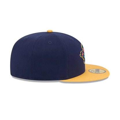 Pictured is this MiLB Theme Night Hudson Valley Renegades 59FIFTY Fitted cap in navy. 7